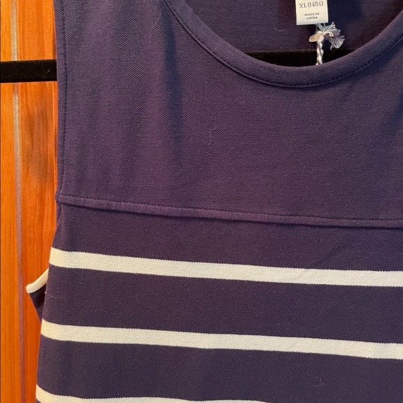 Vineyard Vines girls blue & white strip sleeveless dress ( NWT) - Picture 12 of 15